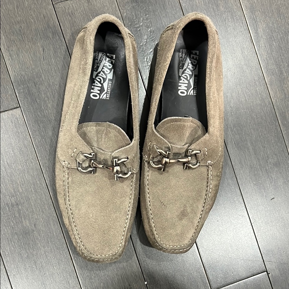 Salvatore Ferragamo Men's Tan Loafers